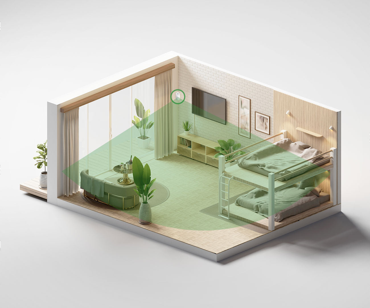 Globo - Wireless Indoor Volumetric Infrared Detector